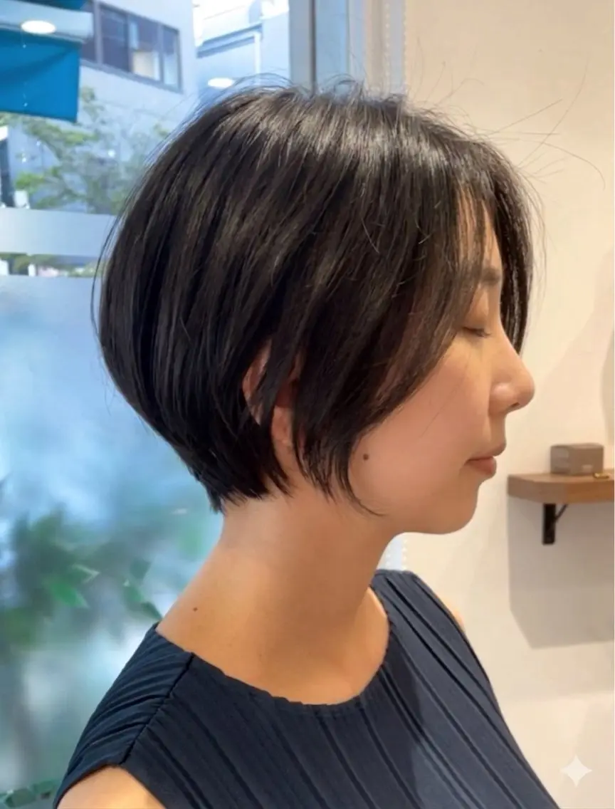 ショート カラー カット ヘアカラー トリートメント midori osawaのヘアスタイル