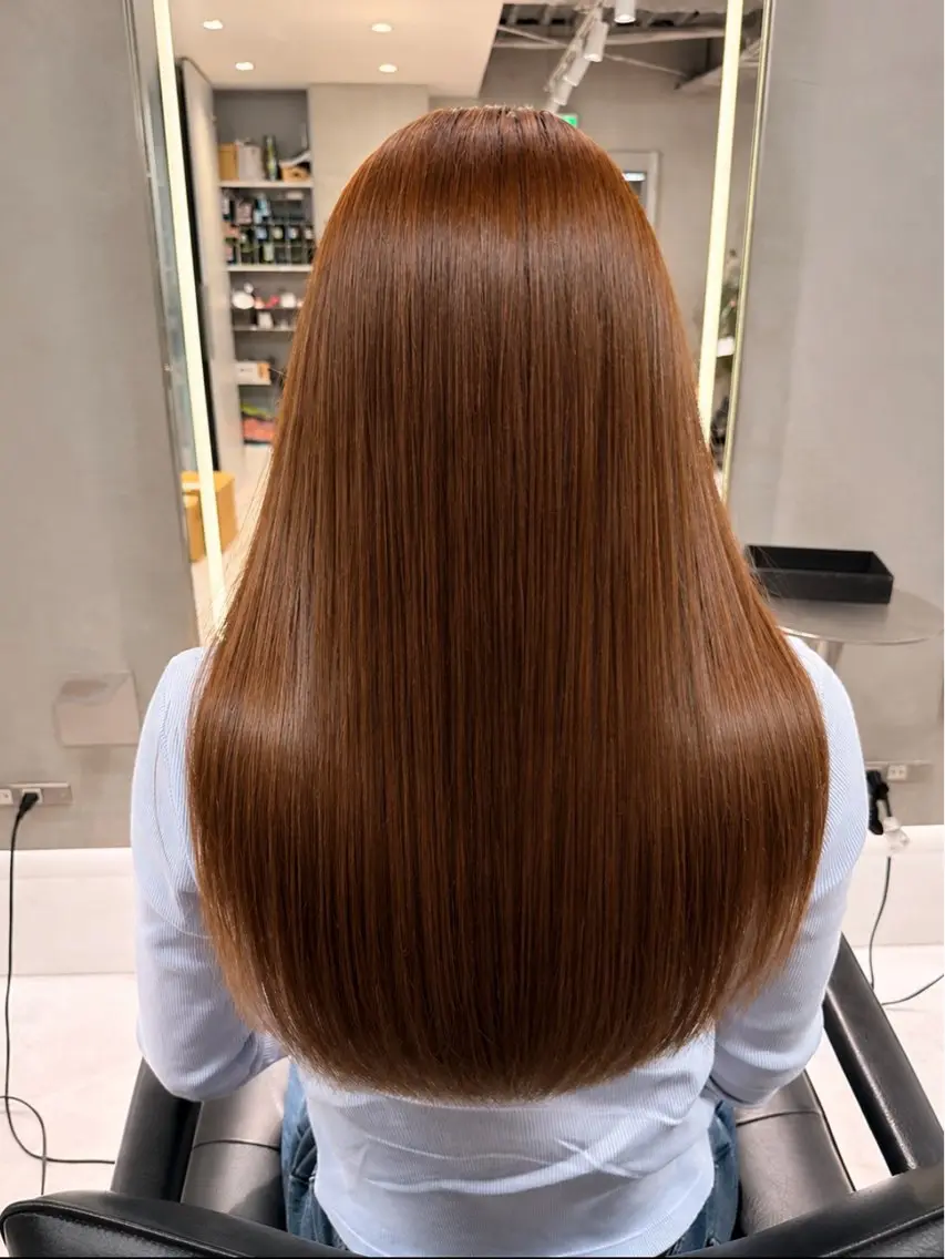 ロング カラー カット ヘアカラー 松戸レイヤーカット 塚原悠斗のヘアスタイル