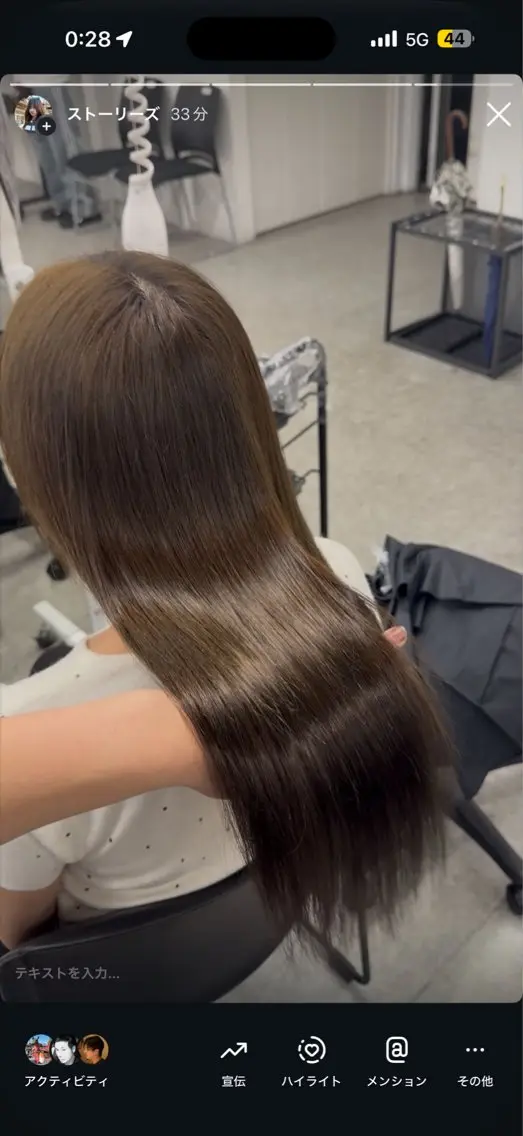 ロング カラー 🍀ブラウンベージュ sakura🍀のヘアスタイル