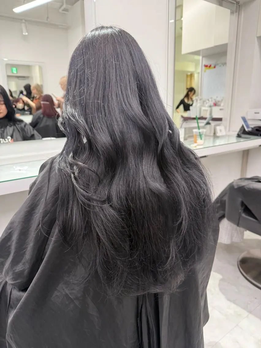 カラー カット ヘアカラー トリートメント ヘッドスパ ヘアセット ブリーチなし透明感 💗RYOTAのヘアスタイル