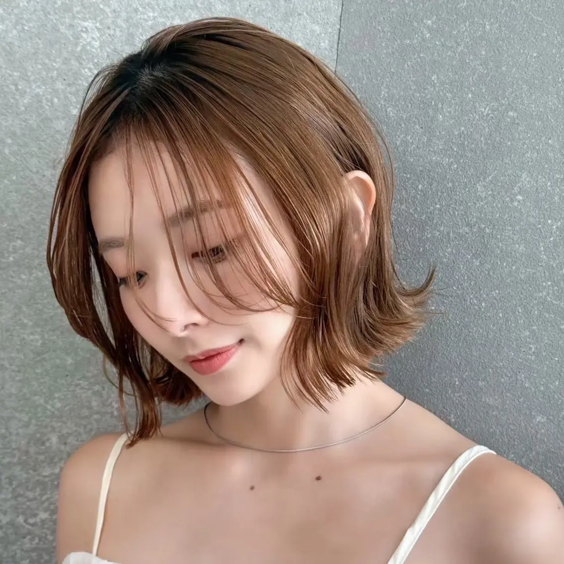 ミディアム カット ヘアカラー トリートメント 🦋高屋敷陸🦋 レイヤー/ハイトーンのヘアスタイル