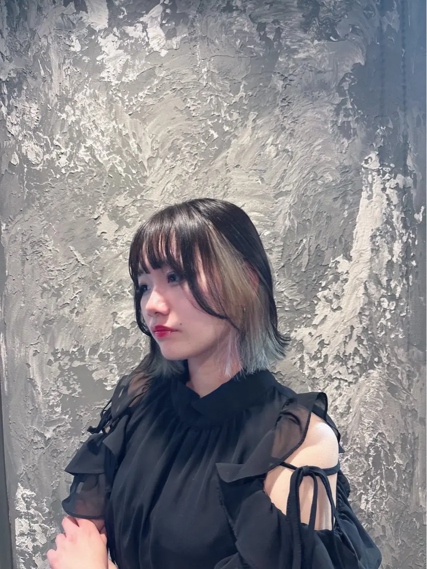 ショート カラー デザインカラー グラデーションカラー ハイトーンカラー インナーカラー 💎Chisa/ カラー特化💎のヘアスタイル