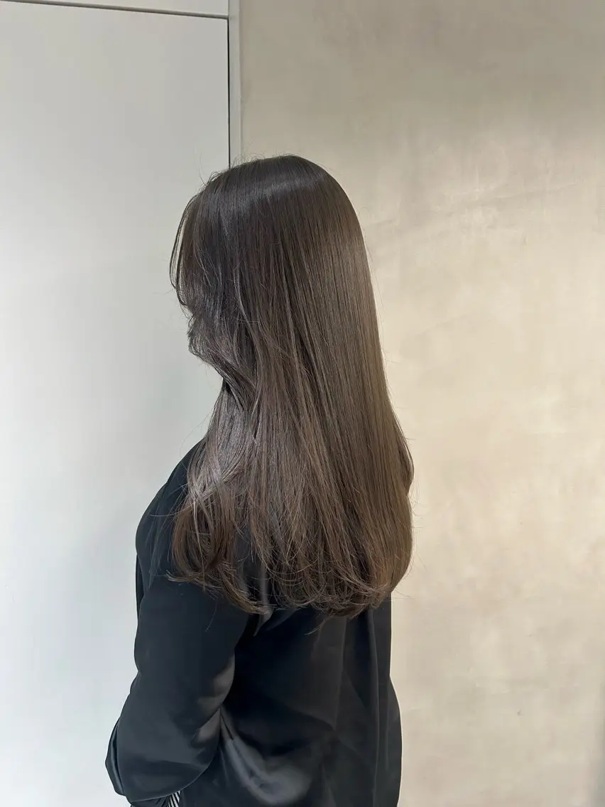 ロング ヘアカラー トリートメント 🧚つやさらhair 🧚manakaのヘアスタイル
