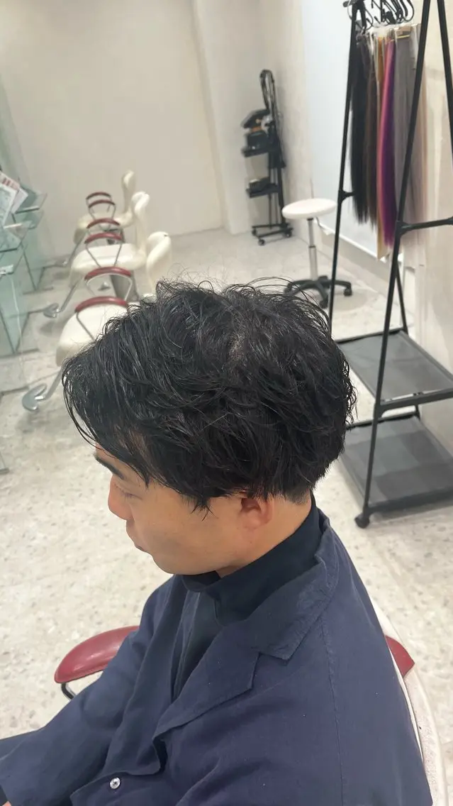カット＋スパイラルパーマの写真