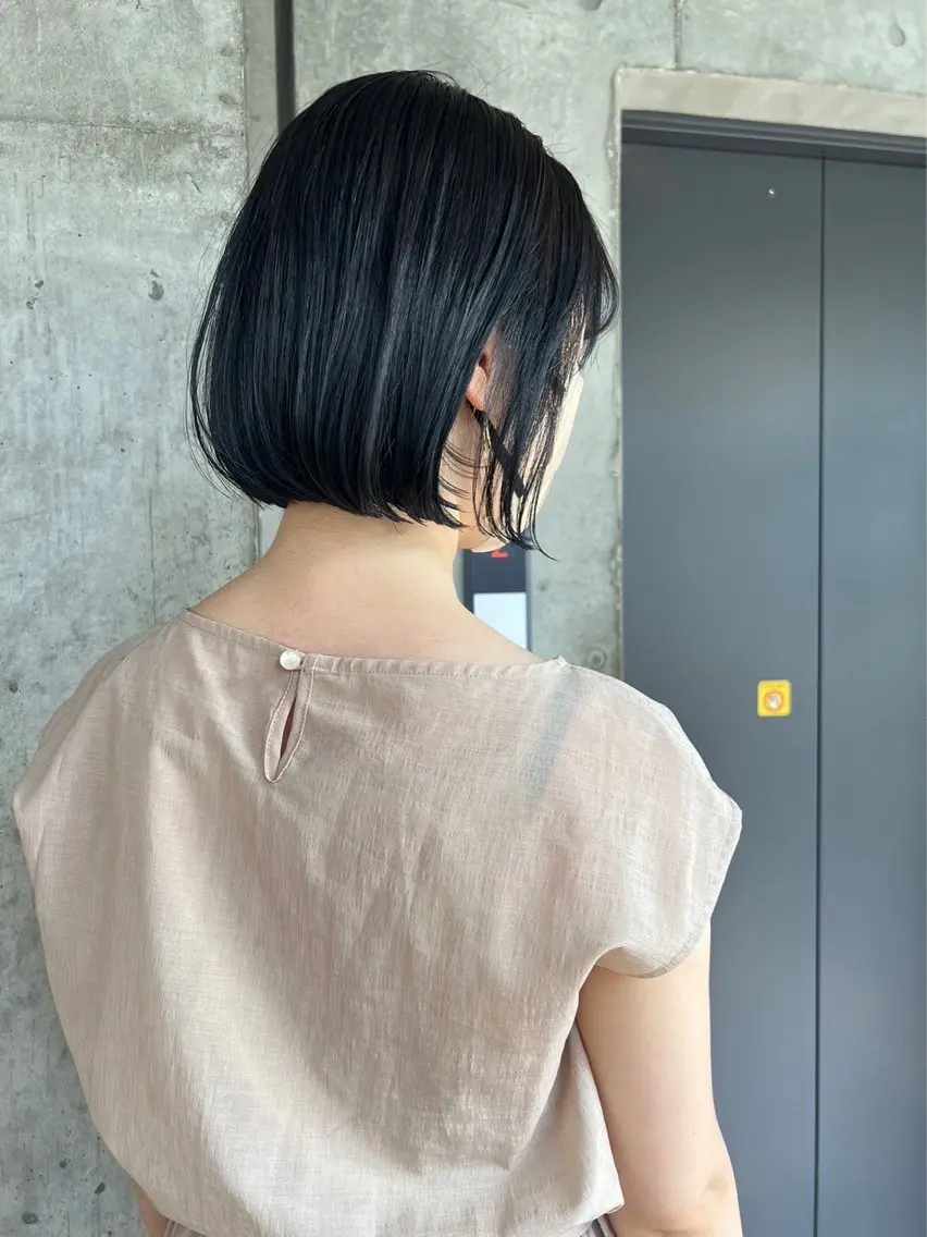 ショート カラー 美髪矯正 透明感 カラー⭐️ユウキのヘアスタイル