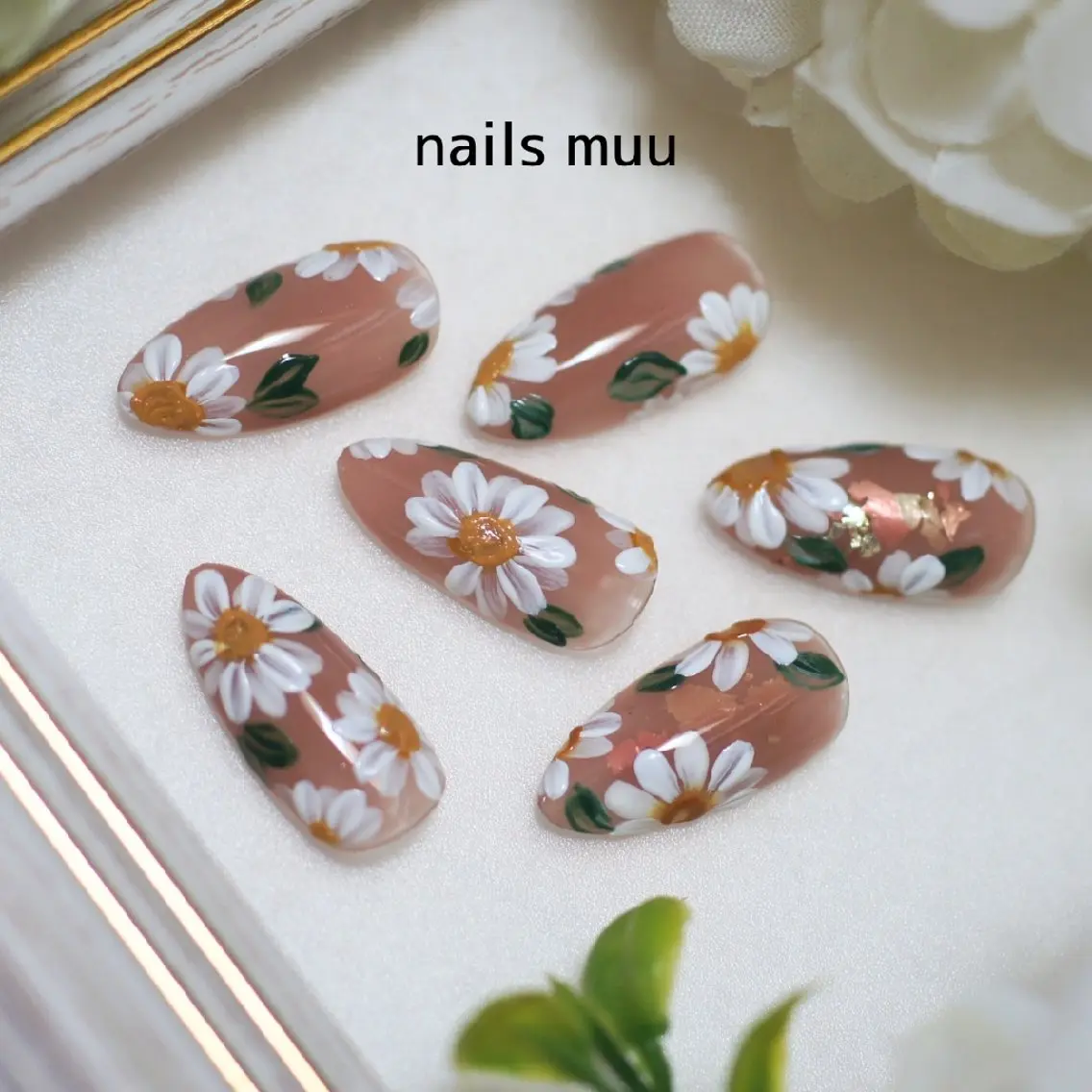 ネイル フラワーネイル nails muu まゆのネイルデザイン
