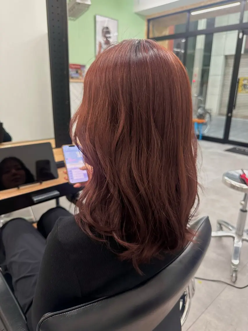 ミディアム ヘアカラー トリートメント Ripper /大井あんずのヘアスタイル
