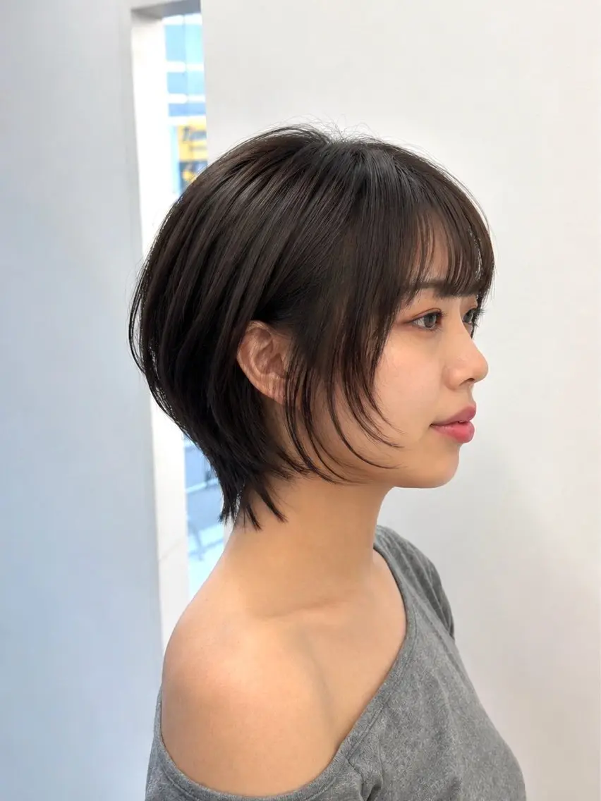 ショート カラー 田中 真樹のヘアスタイル