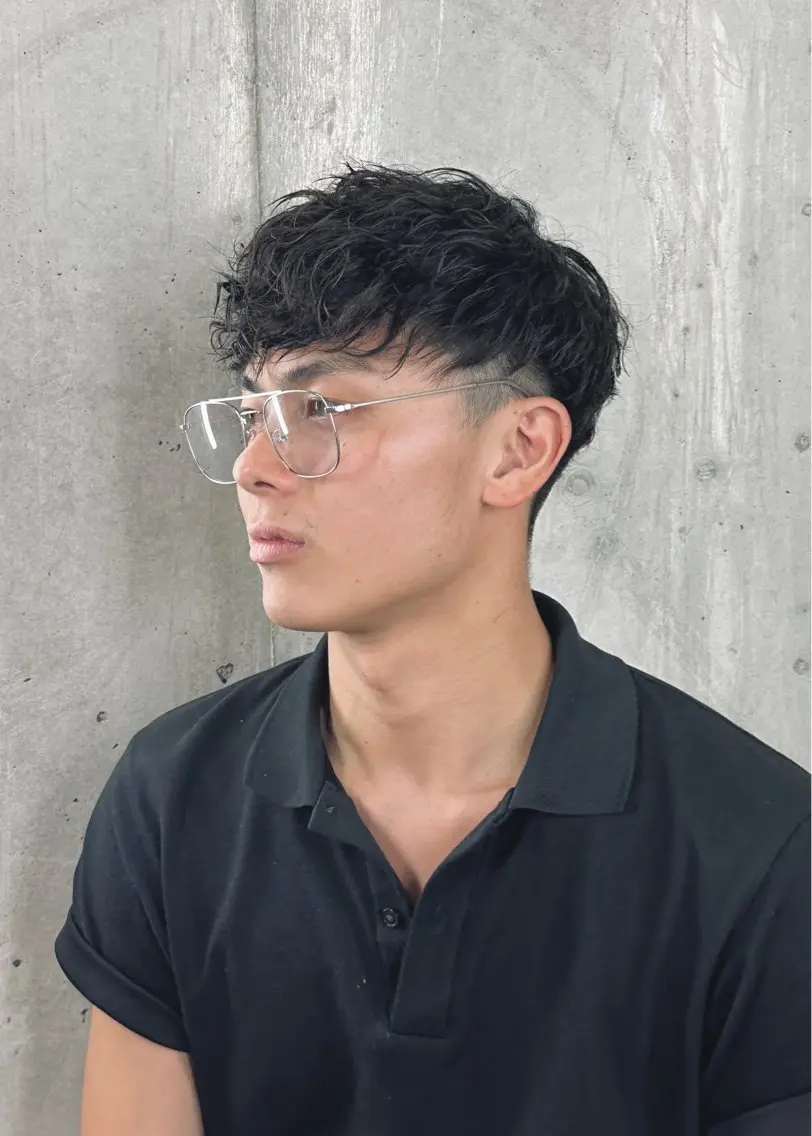 パーマ メンズ 中原 祥太のヘアスタイル
