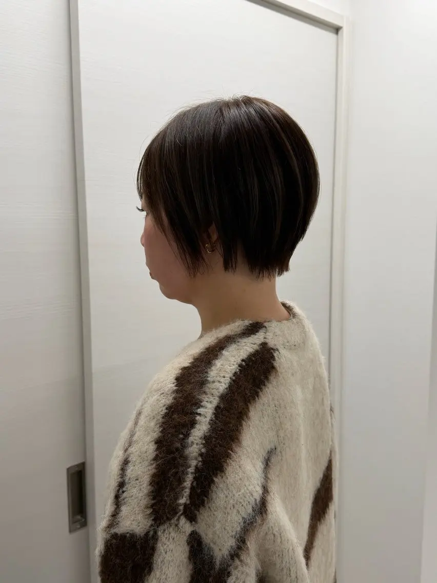 ショート 篠田 奈々のヘアスタイル