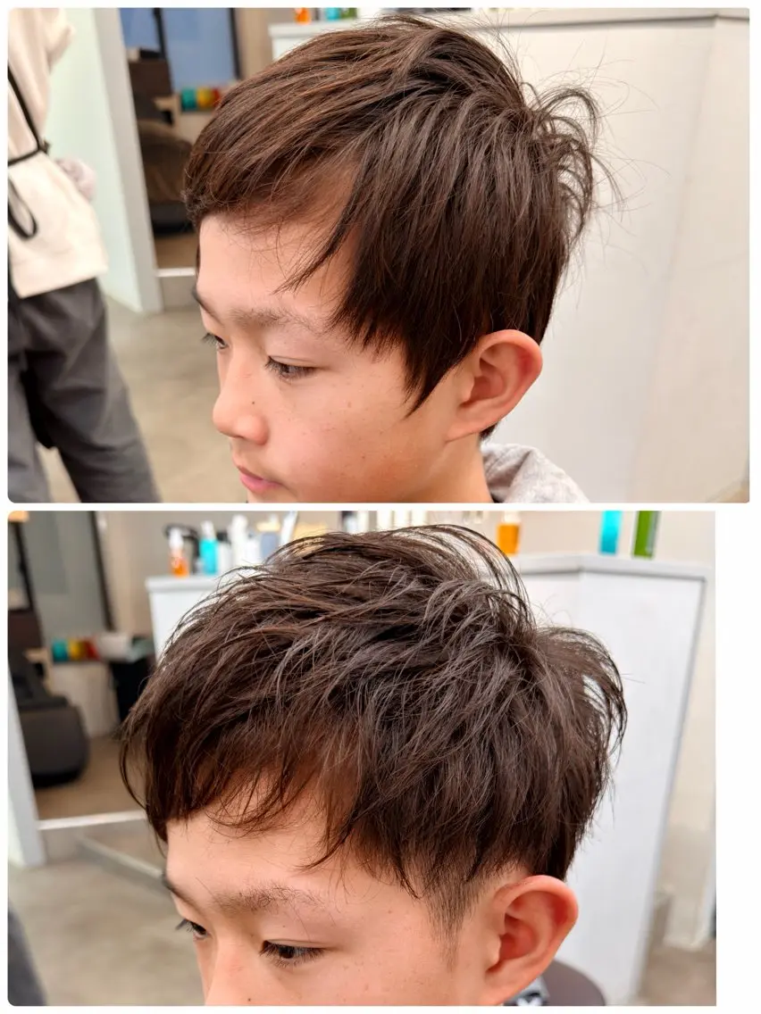 メンズ キッズ KOTKA 大山和希のヘアスタイル
