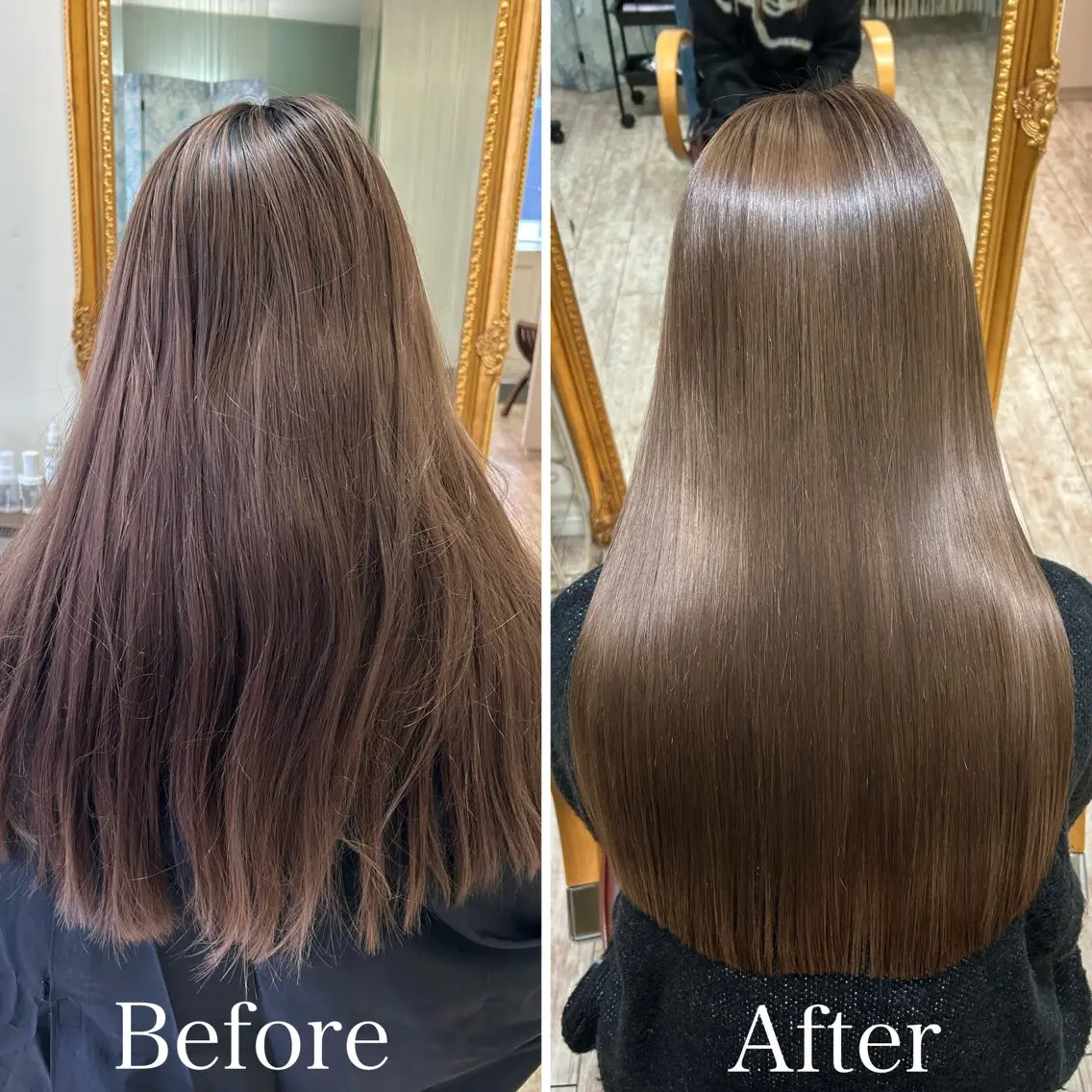 ロング 髪質改善 トリートメント カット トリートメント 【艶ヘア】 どうまえのヘアスタイル