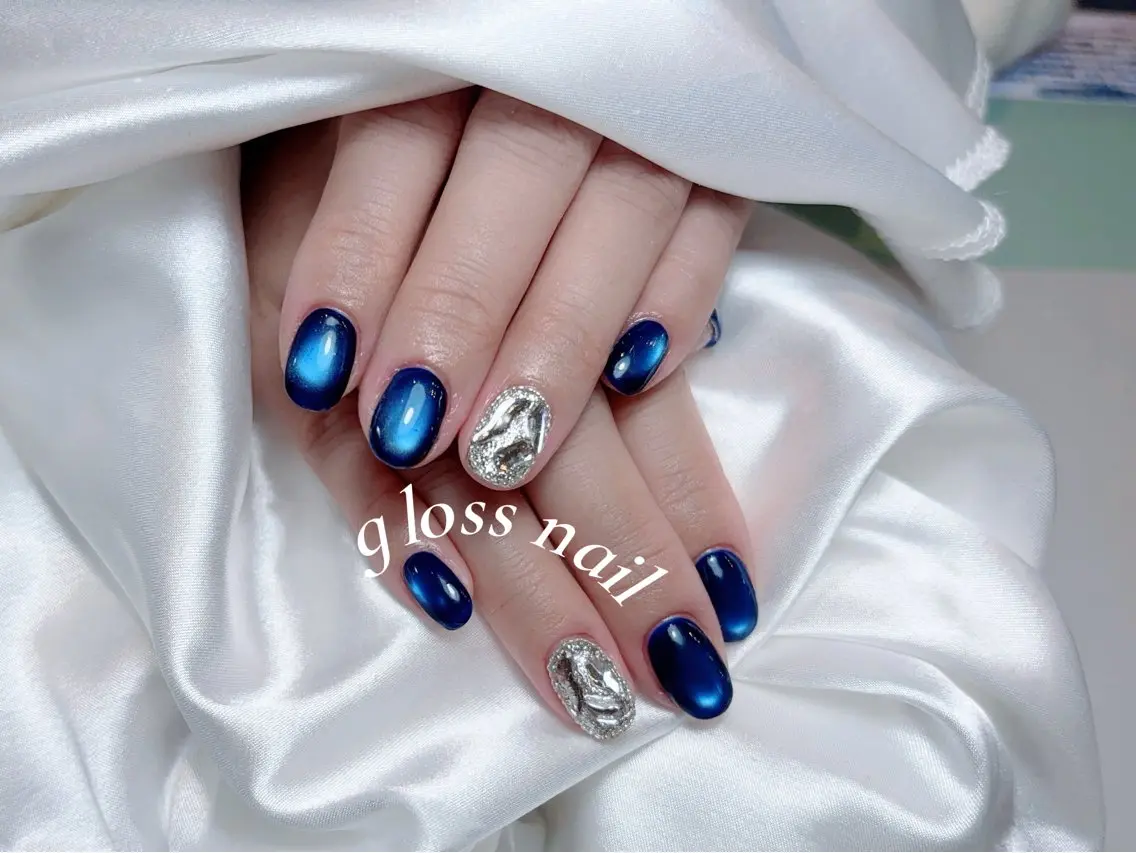 ネイル テンニン💞 gloss nailのネイルデザイン