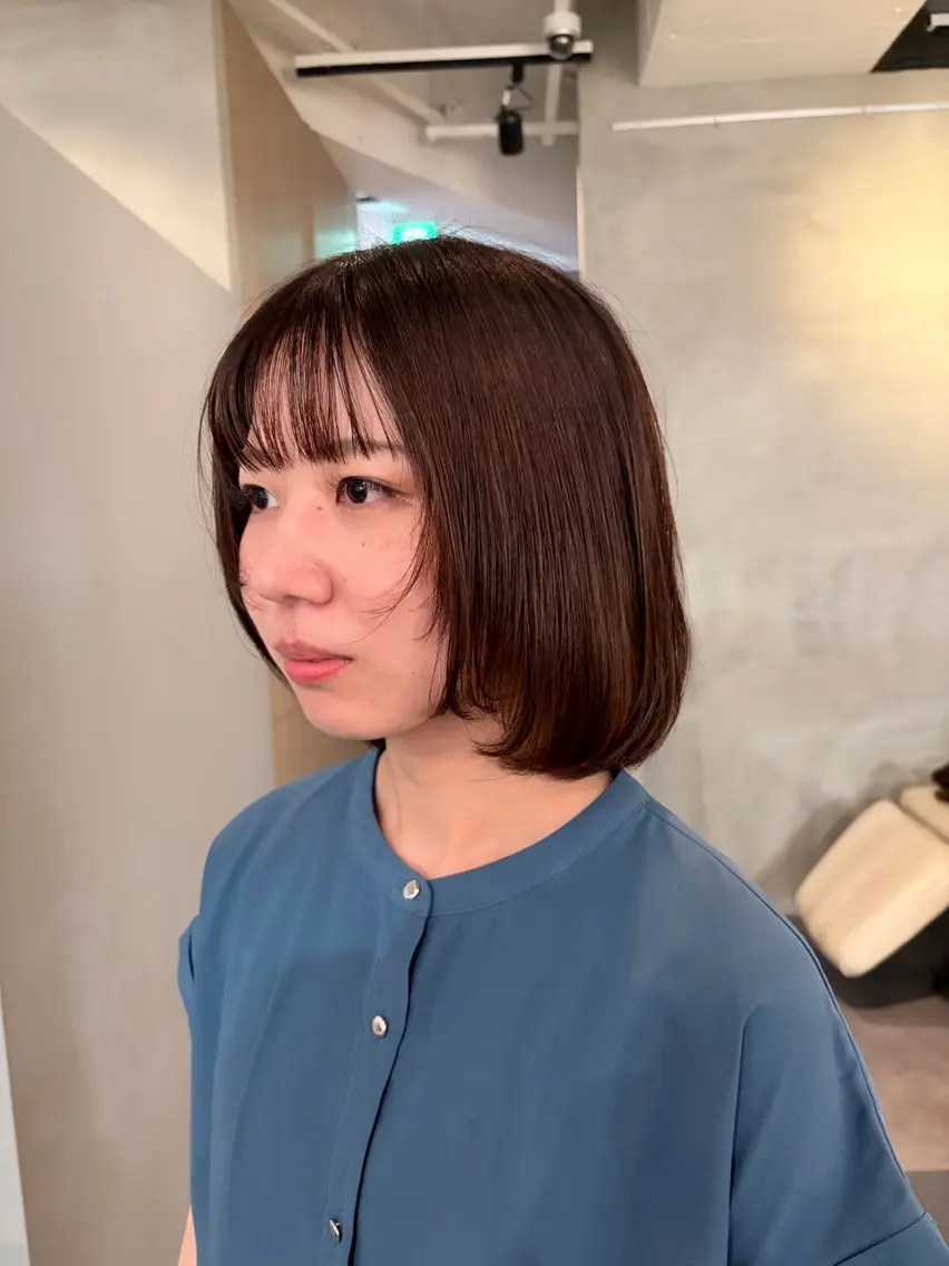 カラー ボブ ヘアカラー ANTI SHOGOのヘアスタイル