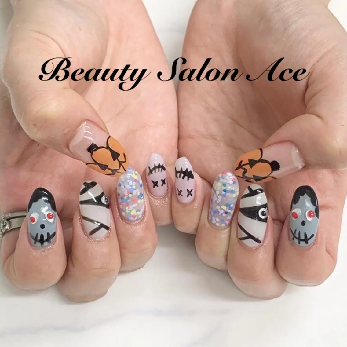 ネイル アートネイル ジェルネイル メンズネイル 夏ネイル ハンドネイル ハンドケア 池袋フィルイン Ace♡Nailのネイルデザイン