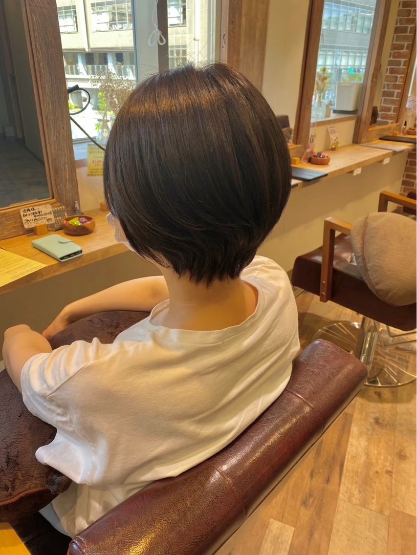 ショート ショートヘア カット ヘアカラー トリートメント 🌟髪質改善専門店 🌟出河 拓のヘアスタイル
