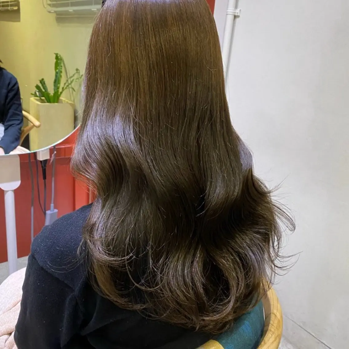 カラー オリーブ🎶アッシュ グレージュちひろ🧸のヘアスタイル