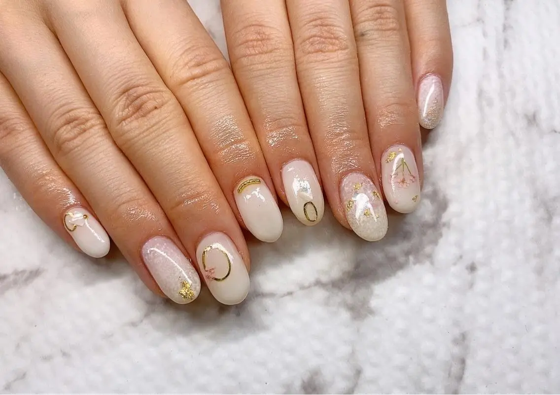 ネイル フットネイル グリーン オフィスネイル ワンカラーネイル 春ネイル Lily Blancheのその他イメージ