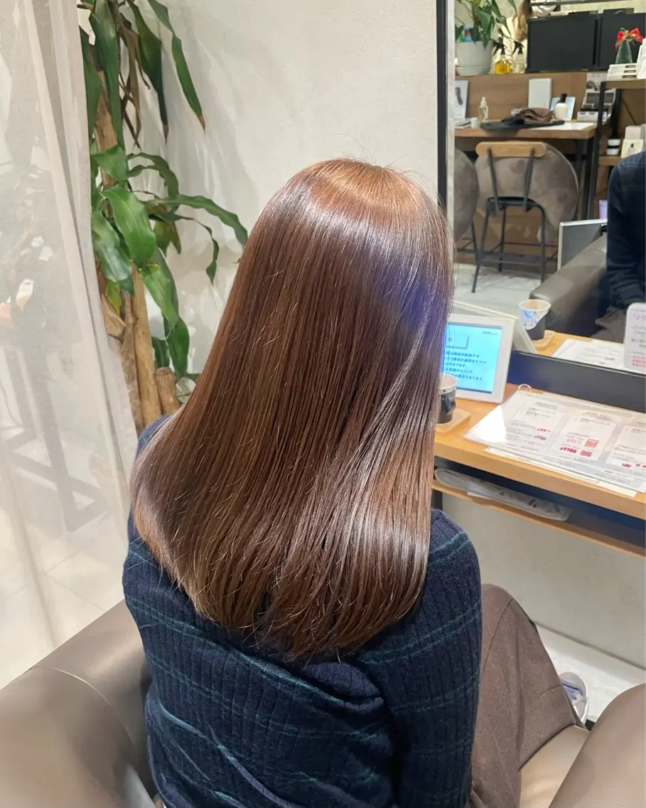 透明感カラー+オージュア集中補修4stepトリートメント+撮影(※条件あり)の写真