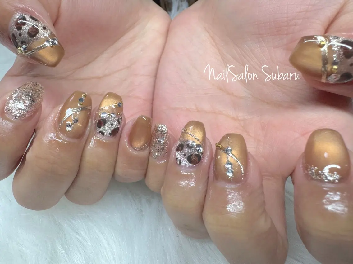 ネイル ミラーネイル ハンドネイル Nail Salon Subaruのネイルデザイン