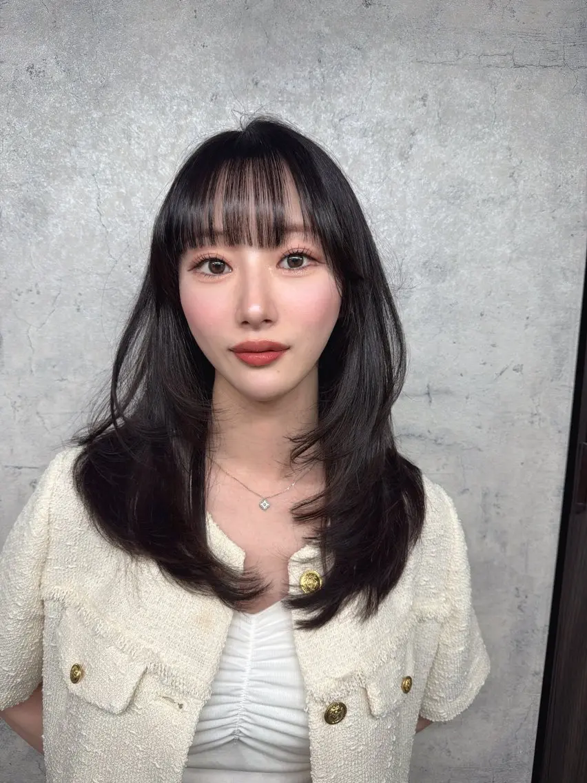 メンテナンスカットor前髪カット+カラー+トリートメント+スパ+セットの写真