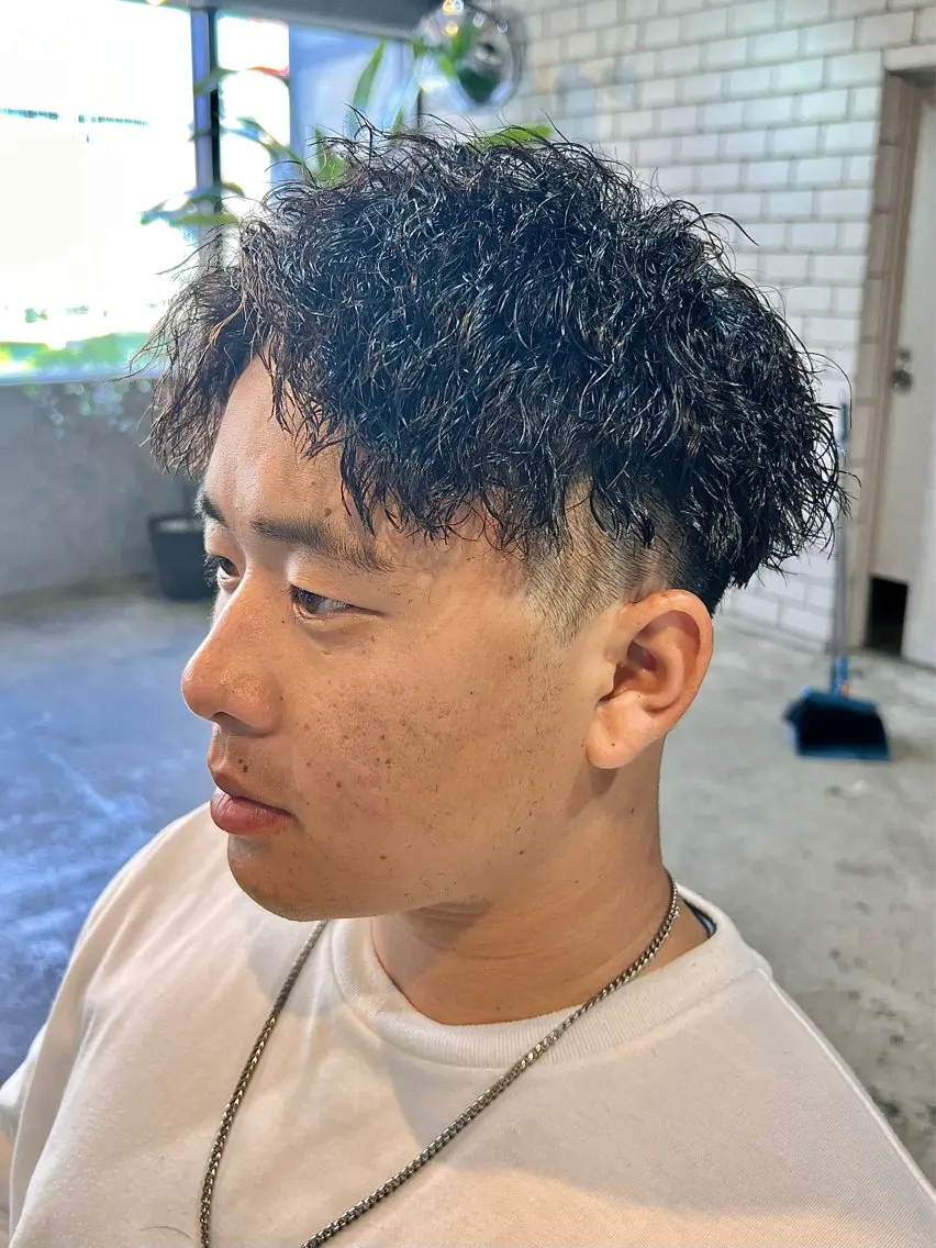 ショート パーマ メンズ メンズパーマ職人 加藤 弘貴のヘアスタイル