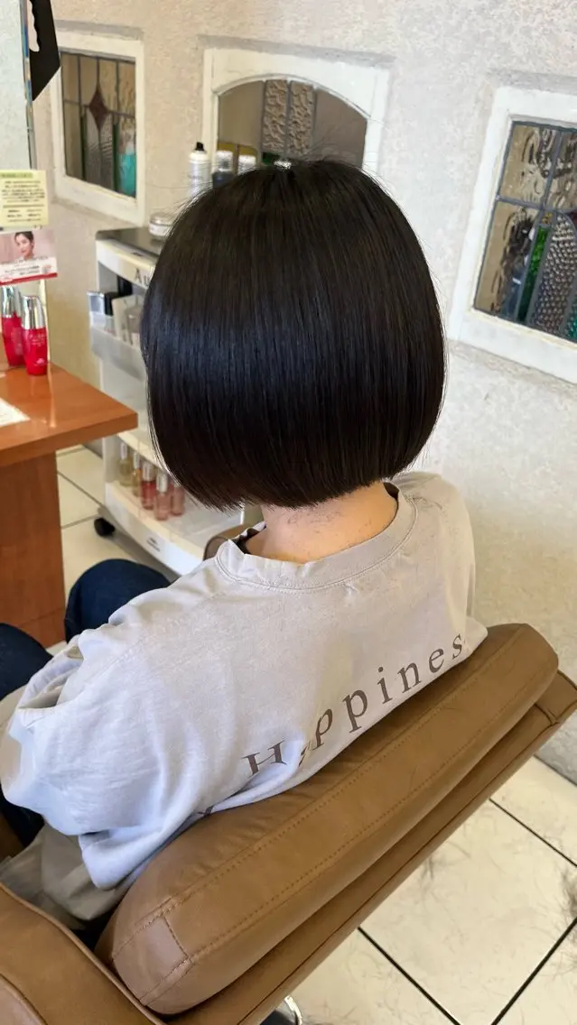 ショート カット トリートメント 🫧透明感 ×艶🫧 吉田 陽菜のヘアスタイル