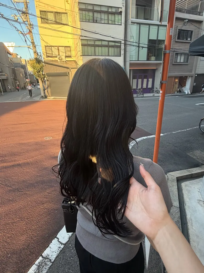 セミロング ヘアカラー 柿本ひな / カラーモデル様募集中のヘアスタイル