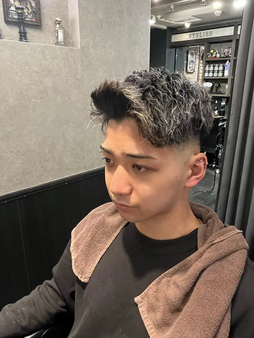 ショート ヤマザキ ユキヤのヘアスタイル