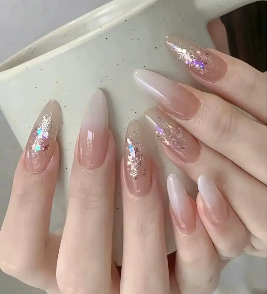 ネイル アートネイル 長さ出し フラッシュネイル フレンチネイル ジェルネイル kana nailのネイルデザイン