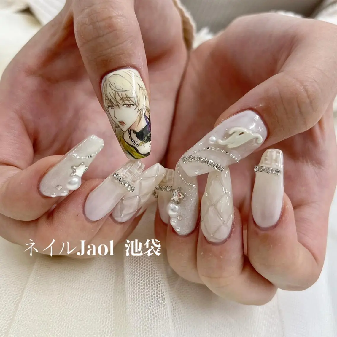 ロング ネイルJaol 池袋のネイルデザイン