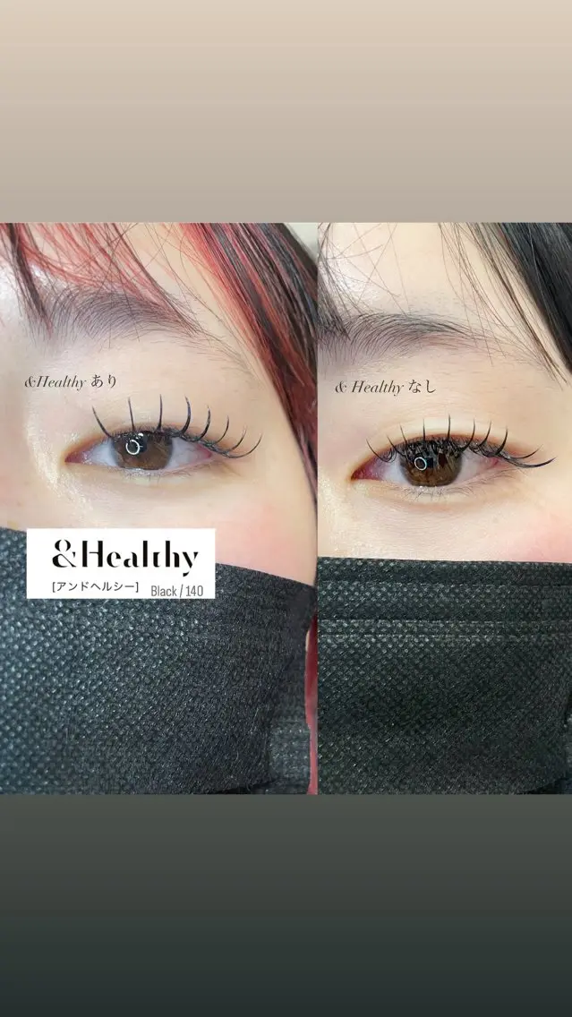 【🆕🎀&healthy）アンドヘルシー】まつげパーマ✖️エクステ140本の写真