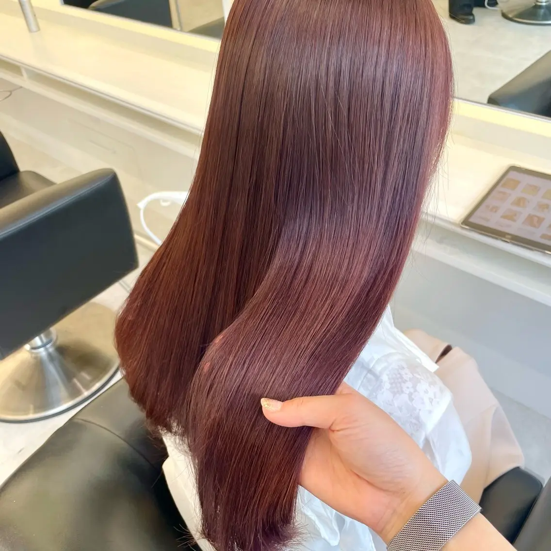 ロング カラー ヘアカラー トリートメント ParveMix￤ 大賀さつき🍨🤍のヘアスタイル