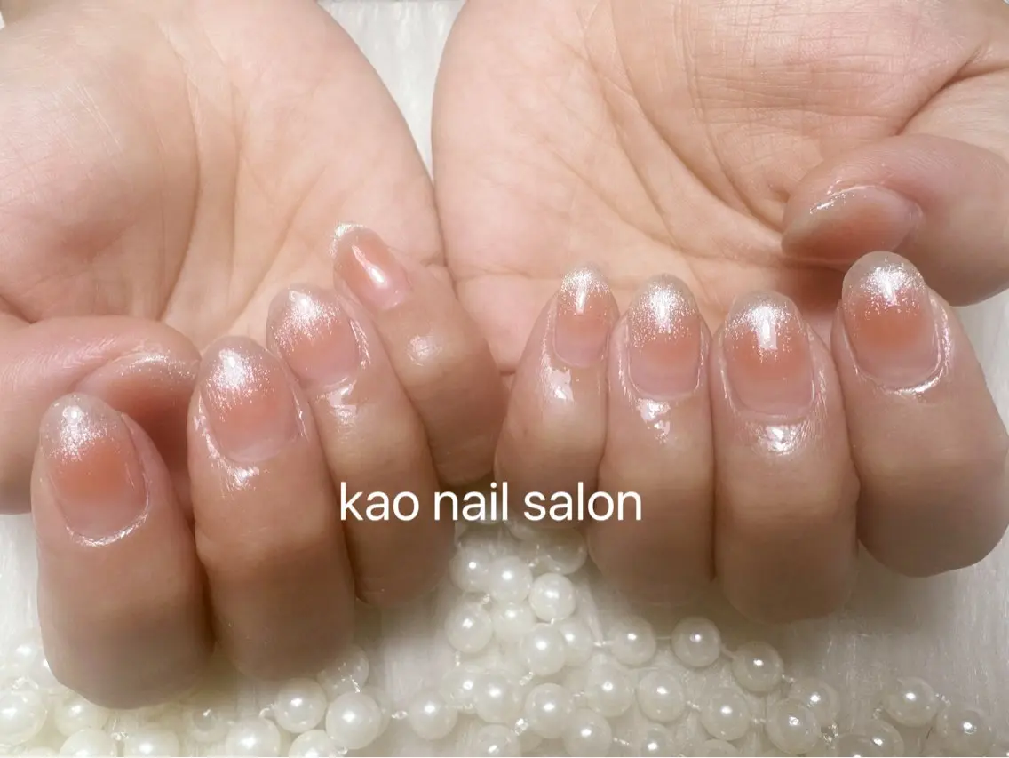 ネイル ハンドネイル kao nail マグネット/長さだしのネイルデザイン