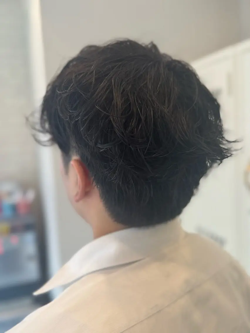 ショート パーマ ✨無料メンズモデル 募集中✨永野大樹のヘアスタイル