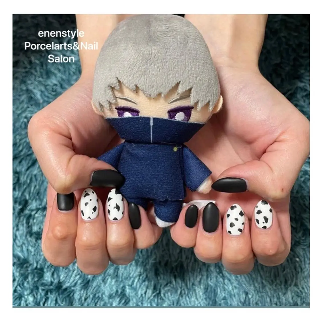 ミディアム ネイル ハンドネイル 🐾enen style 🐾のネイルデザイン
