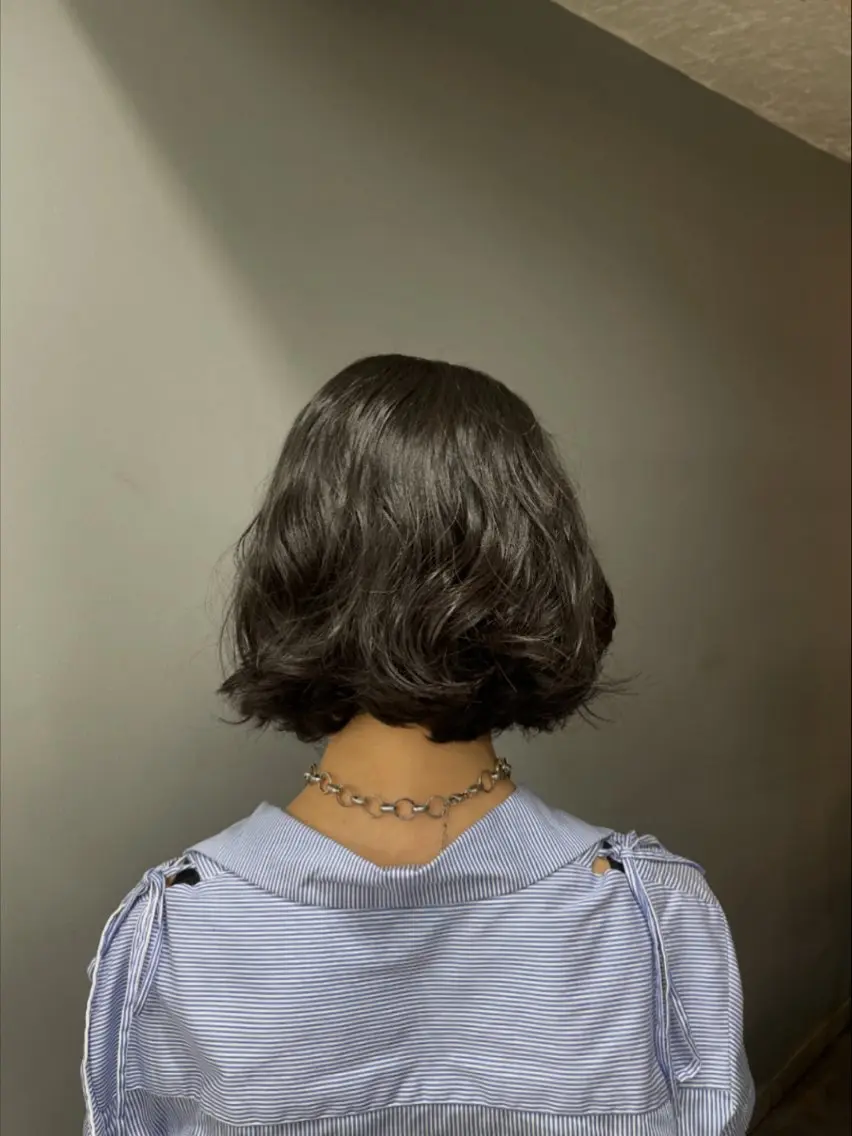 パーマ ボブ 🩶Nemoto Saki🩶のヘアスタイル