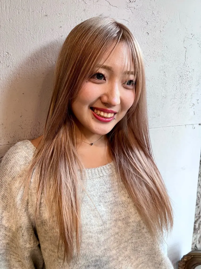 ロング カラー カット ヘアカラー トリートメント Yuto /レイヤー、ウルフのヘアスタイル