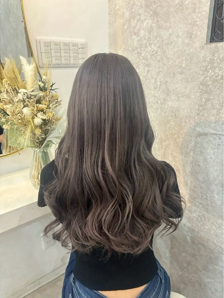 ロング ロング 庄司蒼麻 艶カラー/モデル募集のヘアスタイル