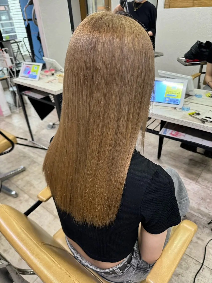 セミロング カラー ヘアカラー トリートメント 🍒Nagisa 🍒のヘアスタイル