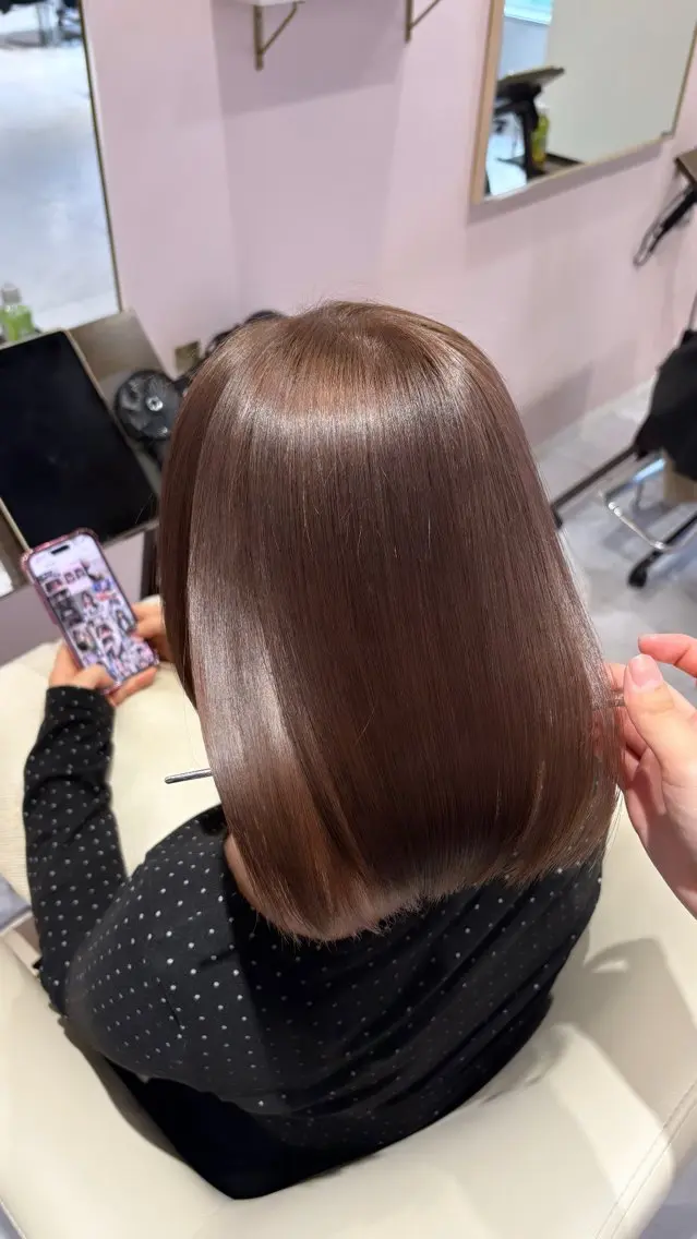 カラー ヘアカラー ブリーチカラー/茨木 𝙨𝙖𝙠𝙞💚のヘアスタイル