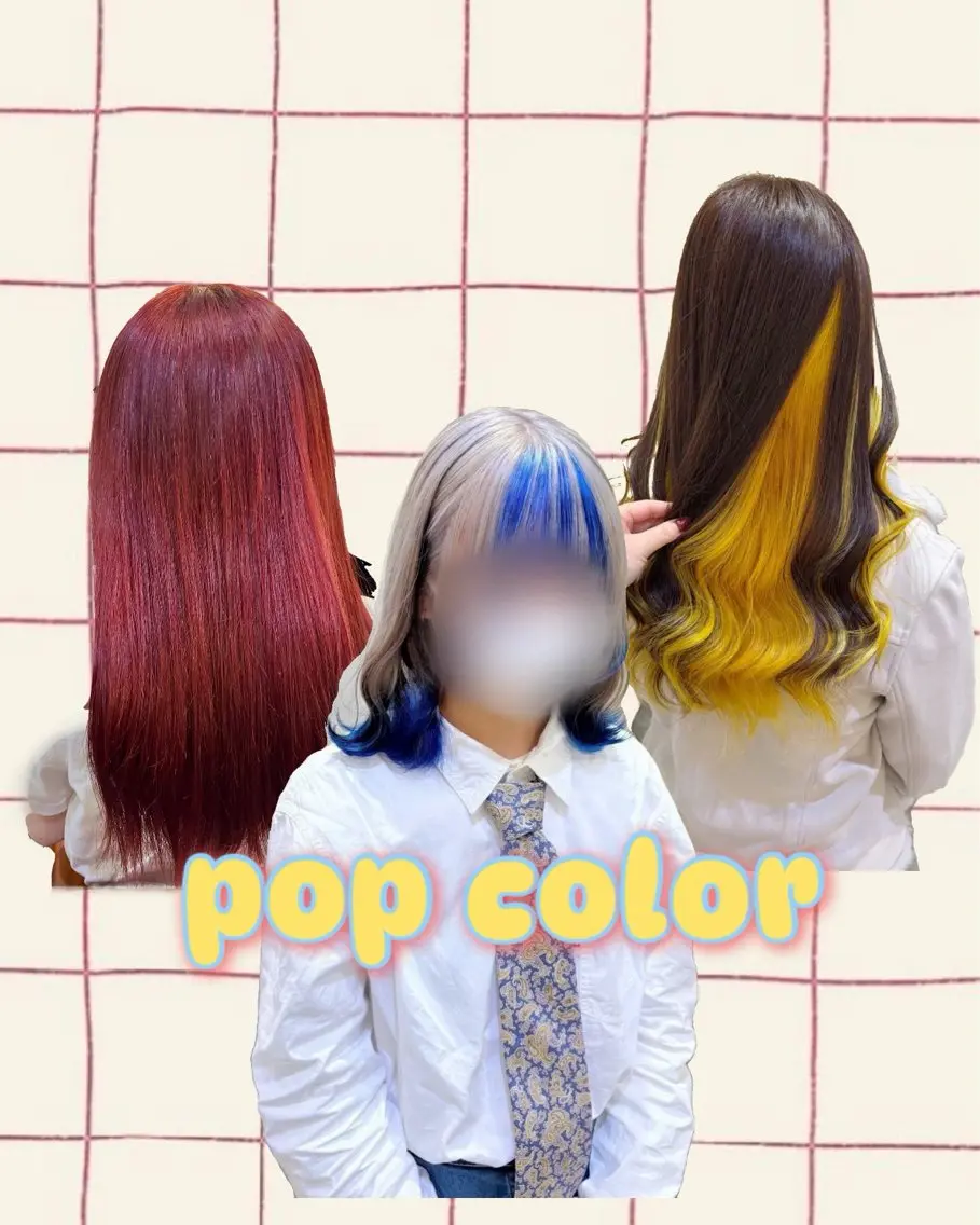 🌈ﾌﾞﾘｰﾁダブルカラー✨➕調整カット(前髪・毛量・毛先)の写真