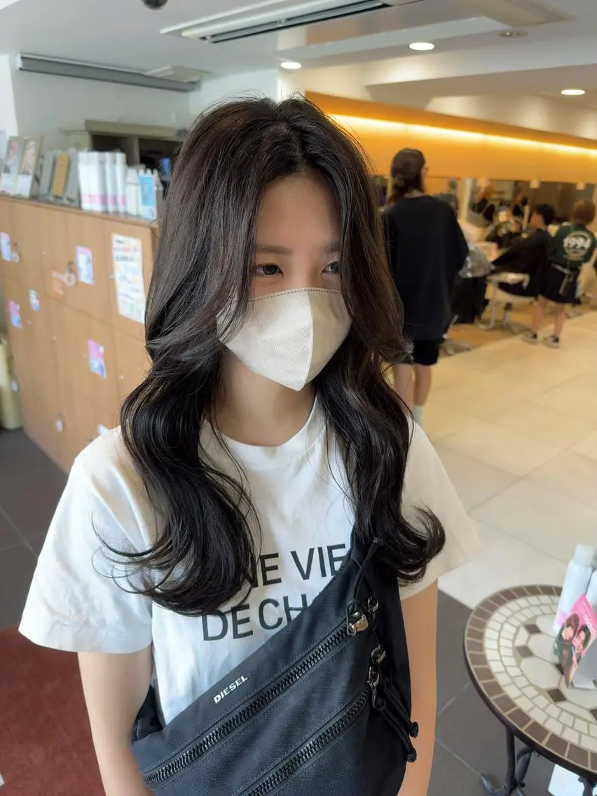 🌸韓国レイヤーカット🇰🇷巻き仕上げ🌸の写真