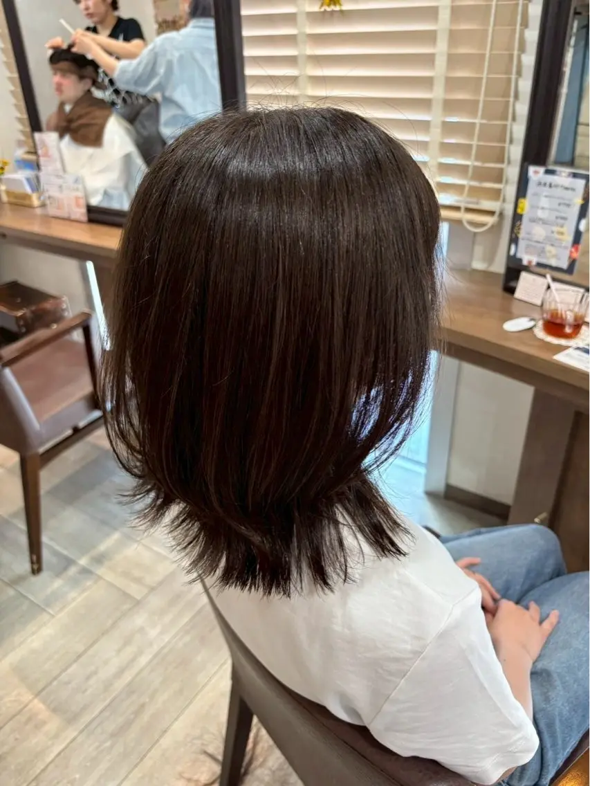 ミディアム ヘアカラー Flower🌼藤田 陽華のヘアスタイル