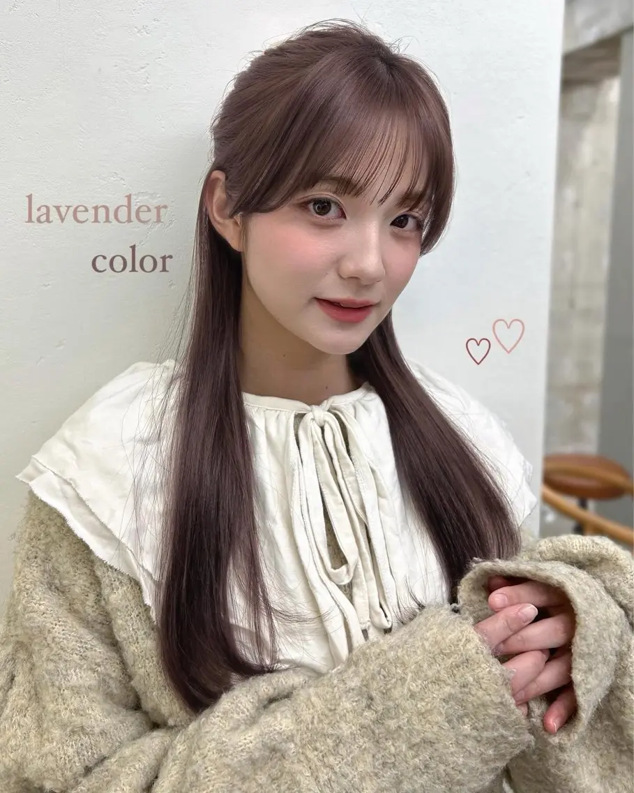 ロング ヘアカラー トリートメント ヘッドスパ ヘアセット 🌸透明感/レイヤー / 栗林 彩🌸のヘアスタイル