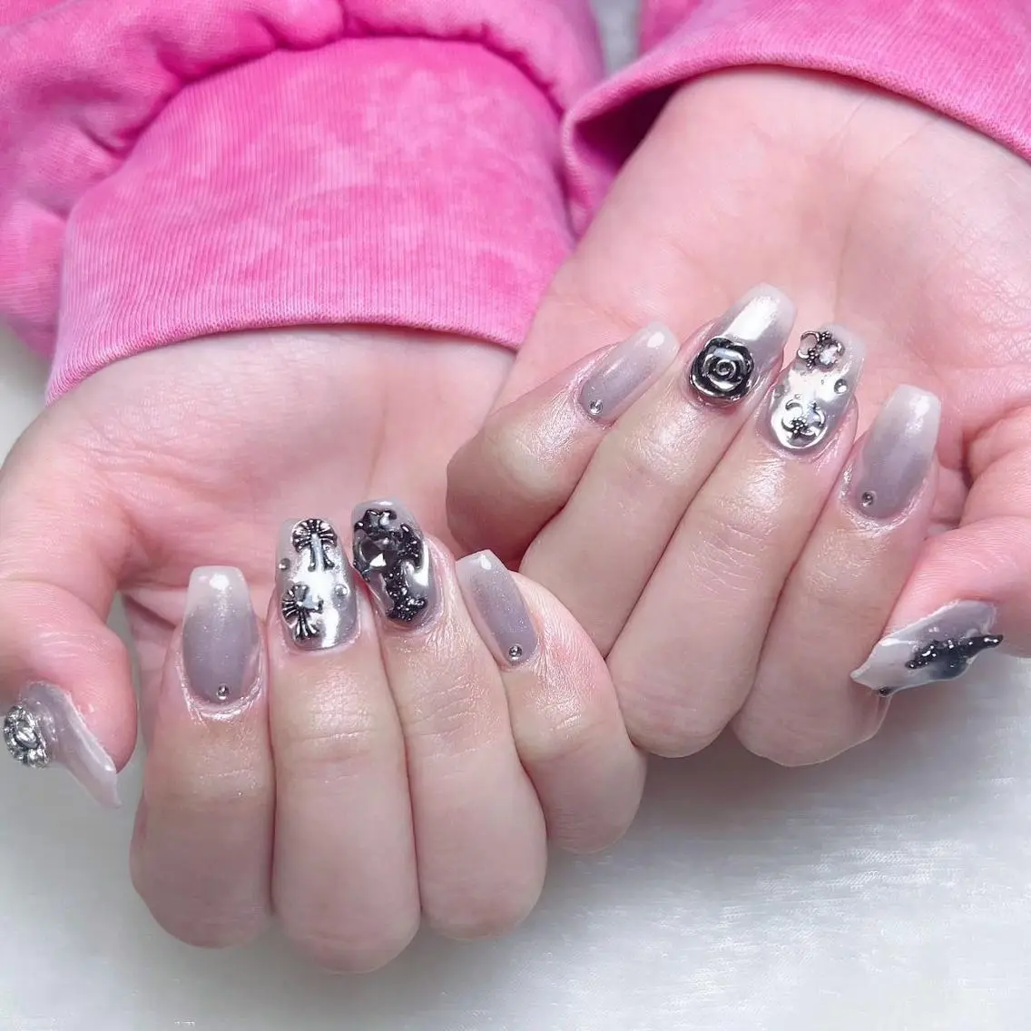 ネイル ハンドネイル Nail salon 木にいるのネイルデザイン