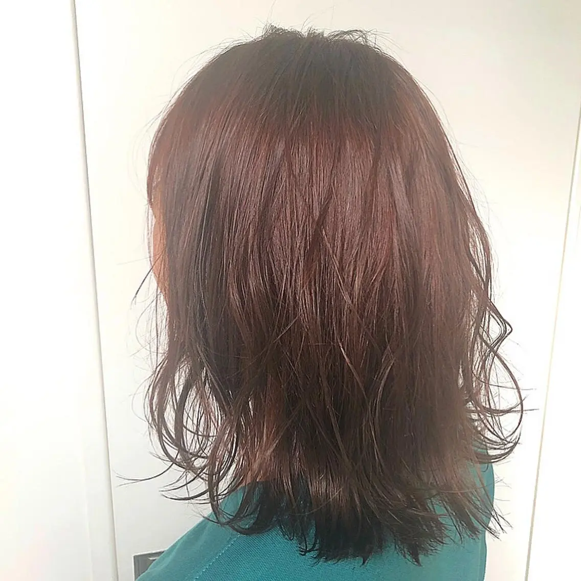 ミディアム カラー ブラウンカラー オレンジ オレンジブラウン 髪質改善サロン 梅田/ヨナミネのヘアスタイル