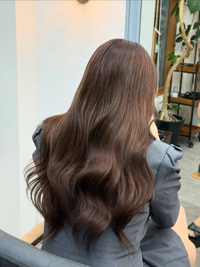 ブリーチなしダブルカラーの写真