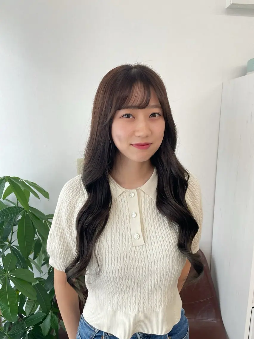 ロング カラー ayane あやねのヘアスタイル
