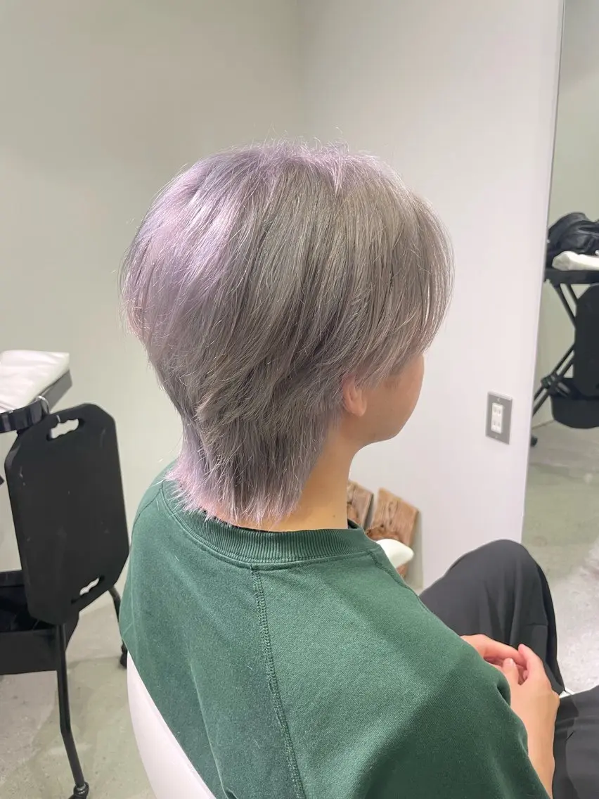 カラー メンズ 無料ショートモデル 募集中❗️秋山ひらいのヘアスタイル